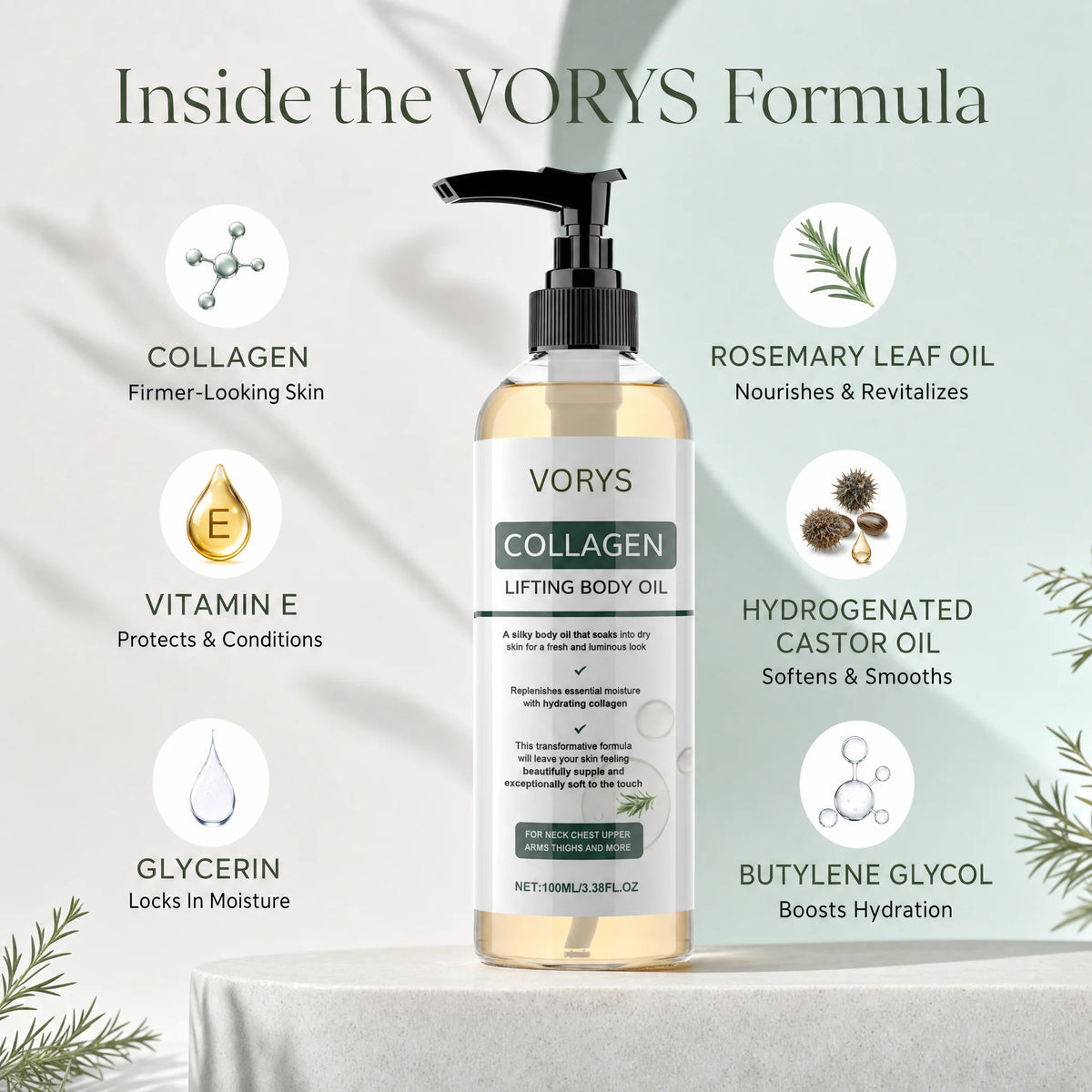 Vorys Collagen Oil